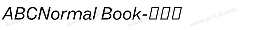 ABCNormal Book字体转换 ABCNormal Book字体转换